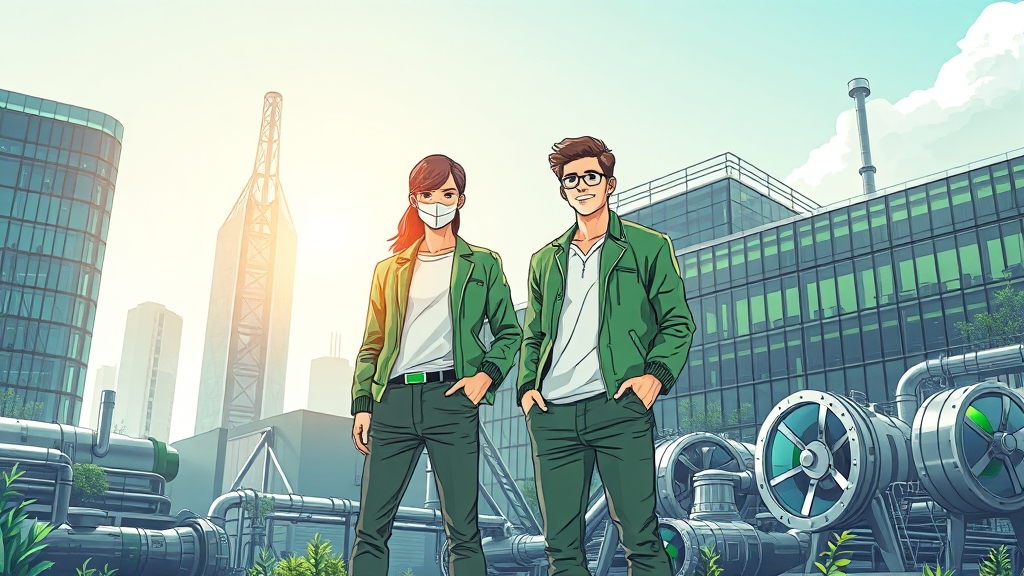 주요 기업 분석: 실적 & 기술력 (illustration 스타일)