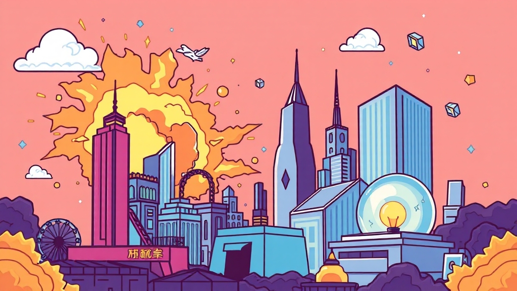 SK스퀘어 사업 구조 분석 (cartoon 스타일)