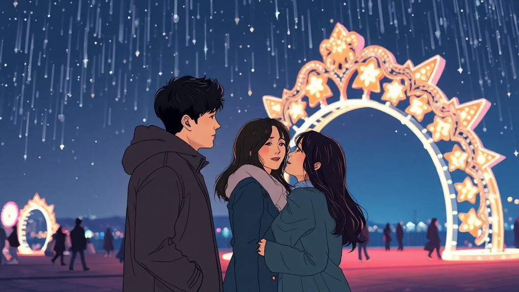 인생샷 명당 및 촬영 팁 (illustration 스타일)
