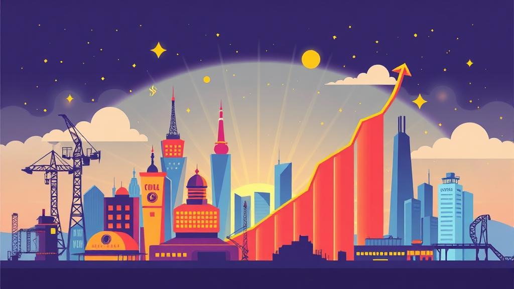 미래를 위한 투자: 텅스텐 산업의 전망 (cartoon 스타일)