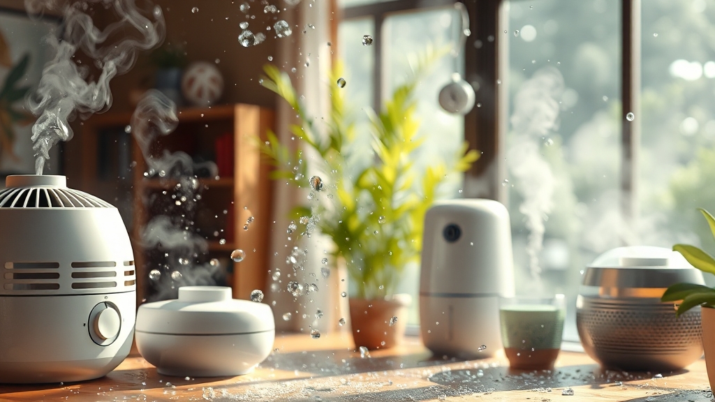 가습량 및 가습 속도 비교 분석 (realistic 스타일)