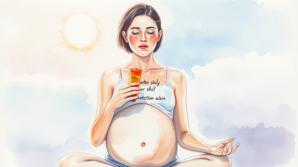 멜라논 크림 사용 시 주의사항 (watercolor 스타일)