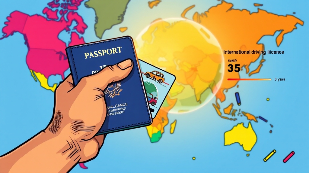 사용 가능 국가 및 유효기간 (cartoon 스타일)