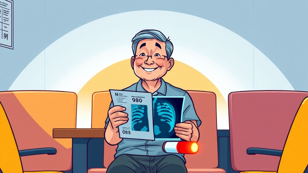 국가 건강검진 정보 (cartoon 스타일)