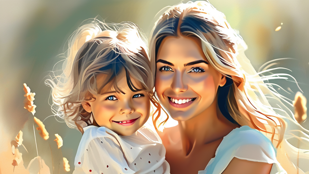 여성 지원금, 더 나은 삶을 위한 발판 (watercolor 스타일)