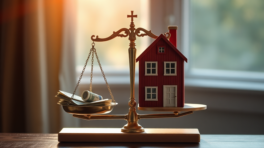 상속세 납부 방법: 연부연납 및 물납 (realistic 스타일)