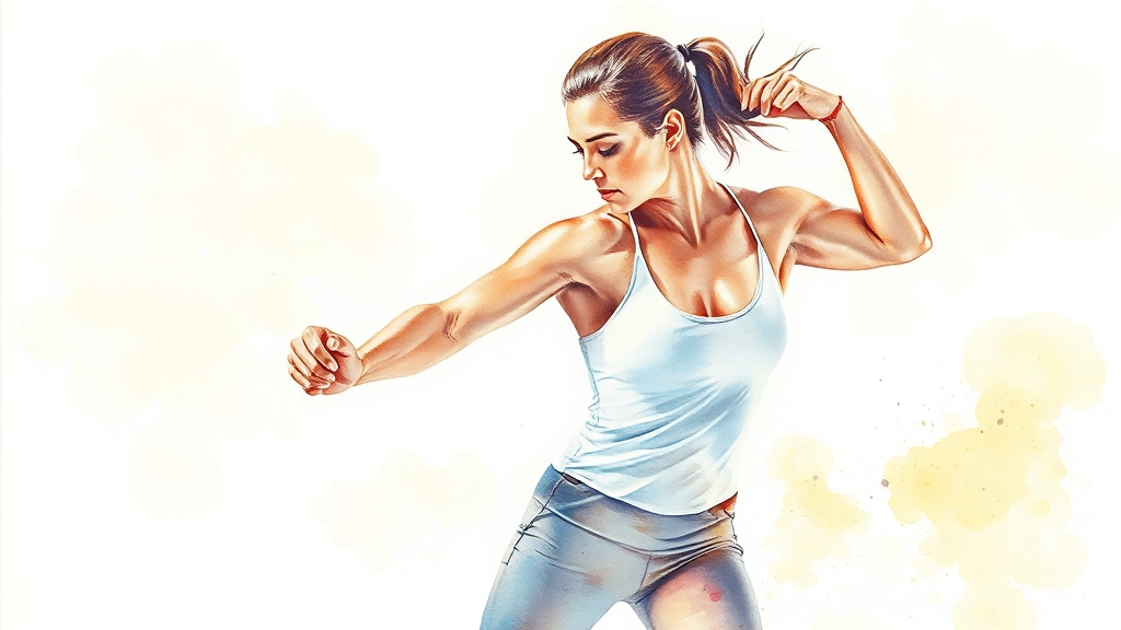 유산소/무산소 병행: 주의사항 & 효과 극대화 (watercolor 스타일)