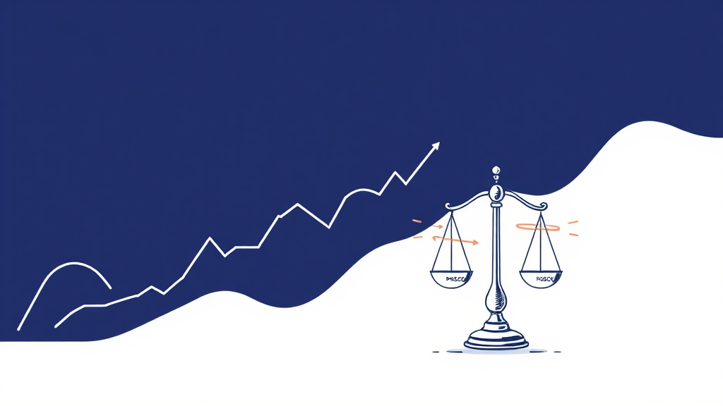 재무 건전성 및 투자 시 리스크는? (illustration 스타일)