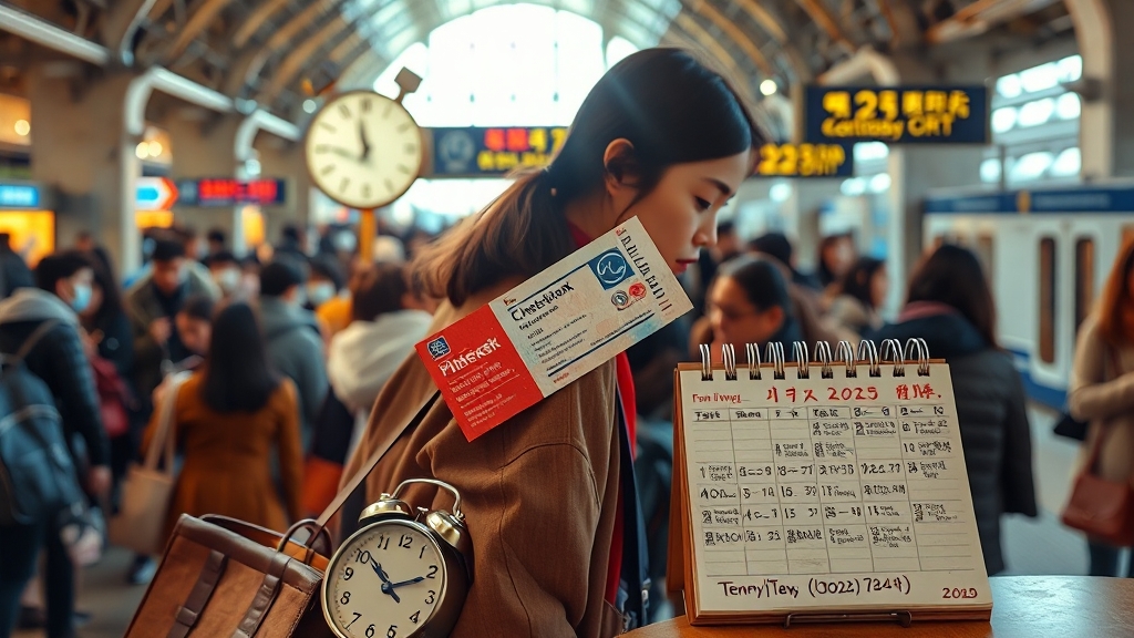 2025 추석 예매 일정 (realistic 스타일)