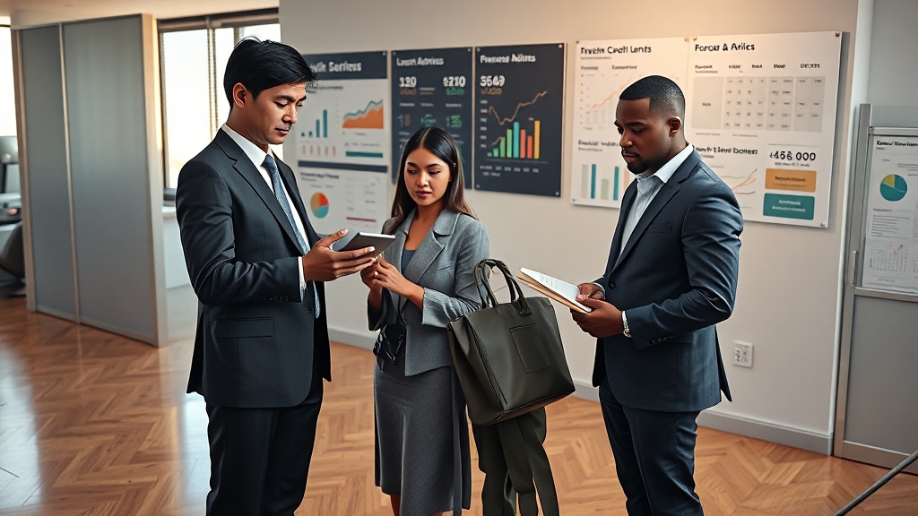 한도 및 금리 조건 (realistic 스타일)