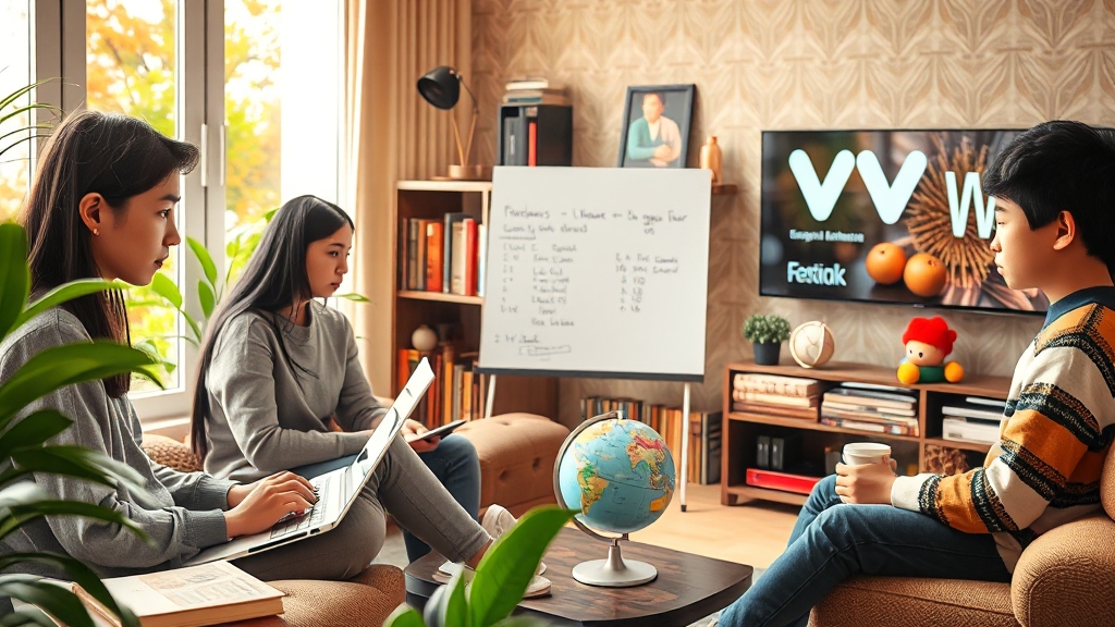 베트남어 학습 동기 부여 (realistic 스타일)