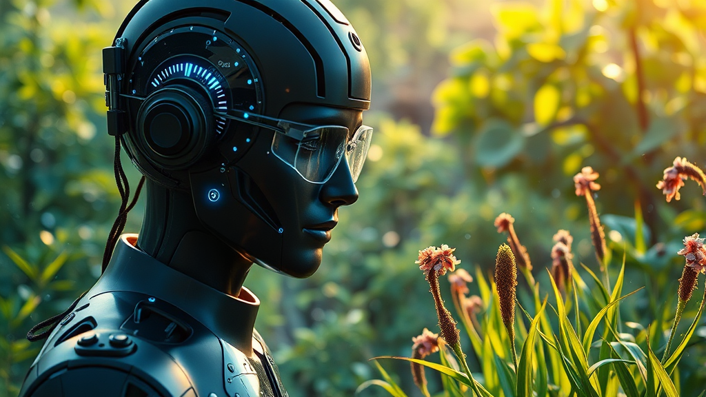 다양한 산업 분야에서 빛나는 AI 에이전트 활용 사례 (realistic 스타일)