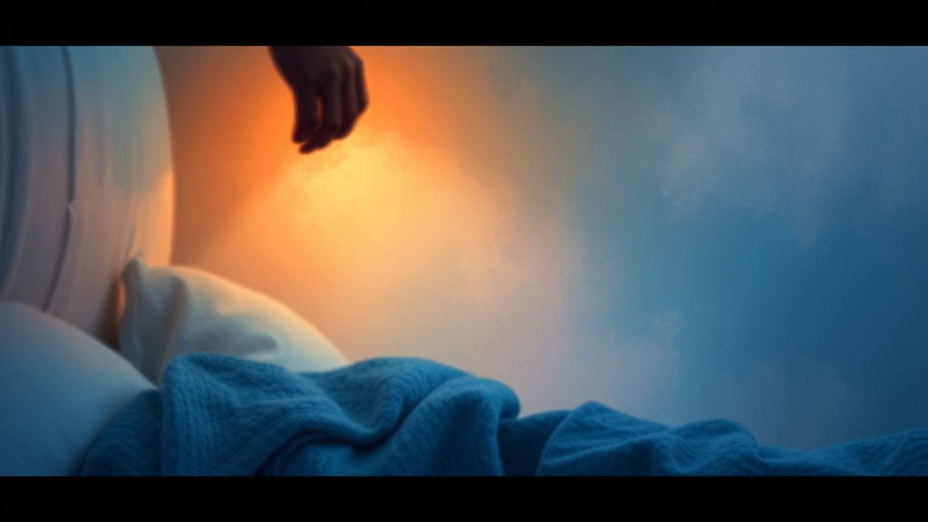 만성 염증, 야간뇨에 악영향 (watercolor 스타일)