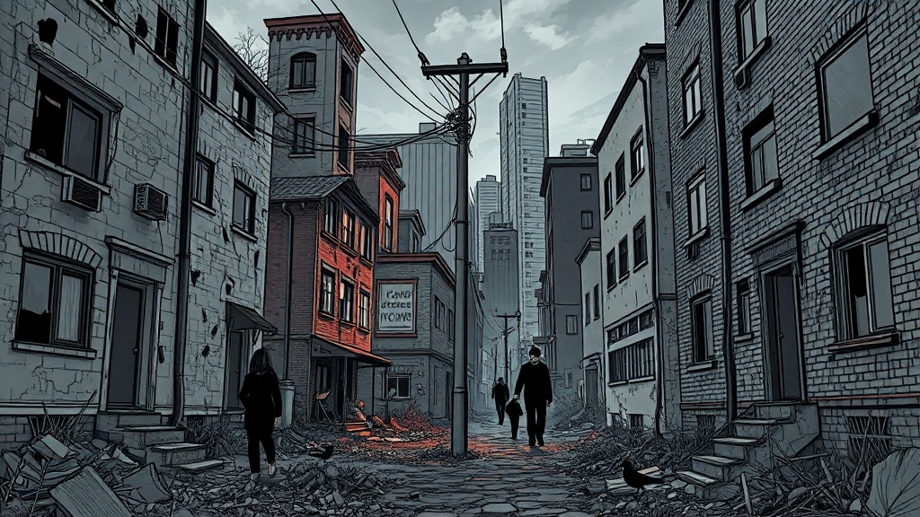 월세 비중 증가, 부동산 시장 영향은? (illustration 스타일)