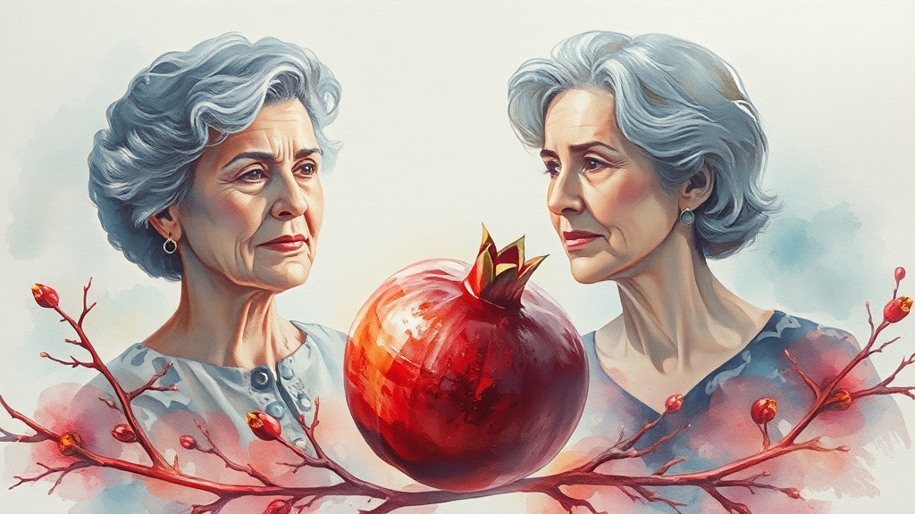 엘라그산, 혈관 건강 지킴이?! (watercolor 스타일)