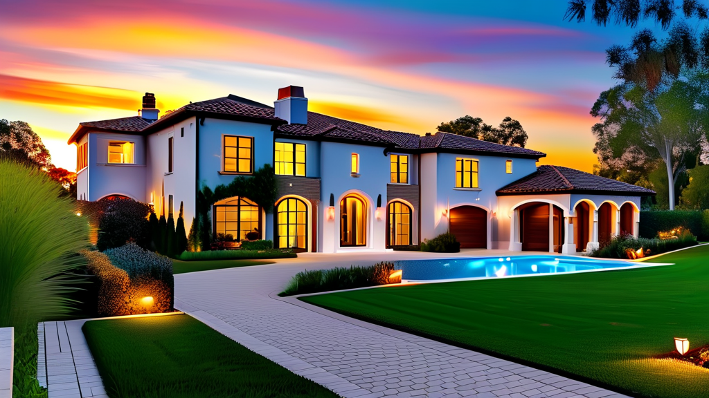 부동산 시장에 미치는 영향 (realistic 스타일)