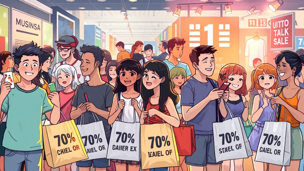 무신사 vs 유니클로 (cartoon 스타일)