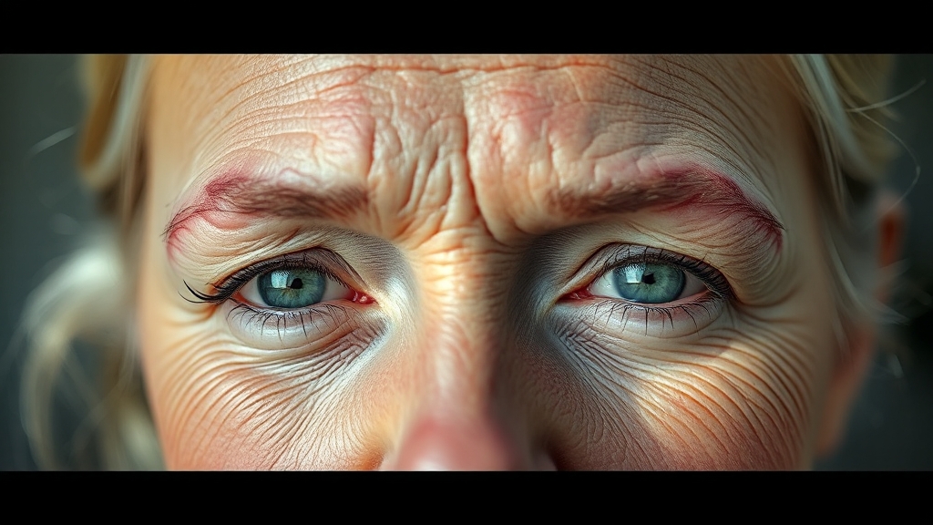 피지선 증식증이란? (realistic 스타일)