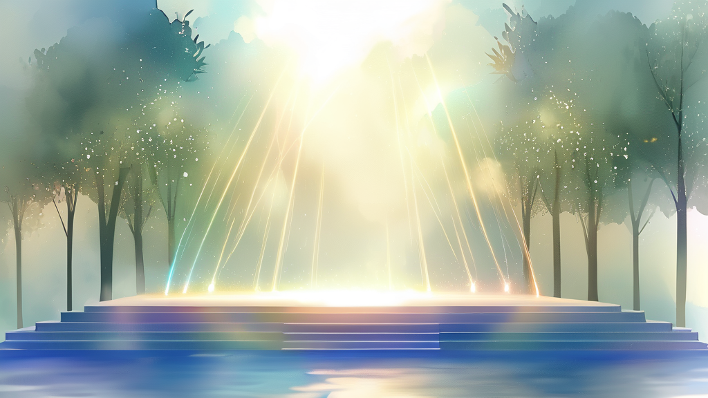 ‘ONE TEAM’ 콘셉트: 팬과 영탁이 함께 만드는 축제 (watercolor 스타일)