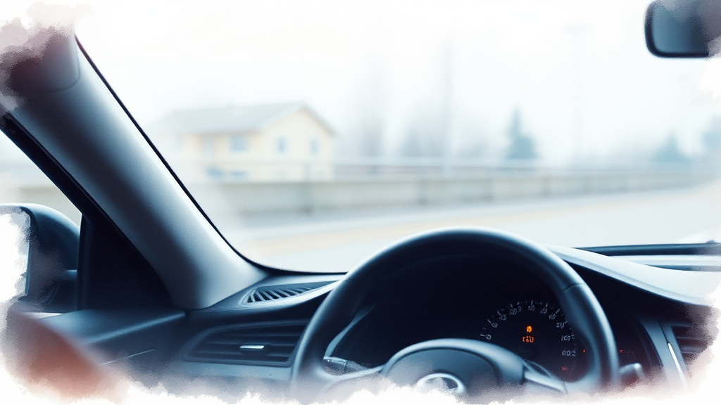 경고등 발생 시, 당황하지 않고 대처하는 방법 (watercolor 스타일)