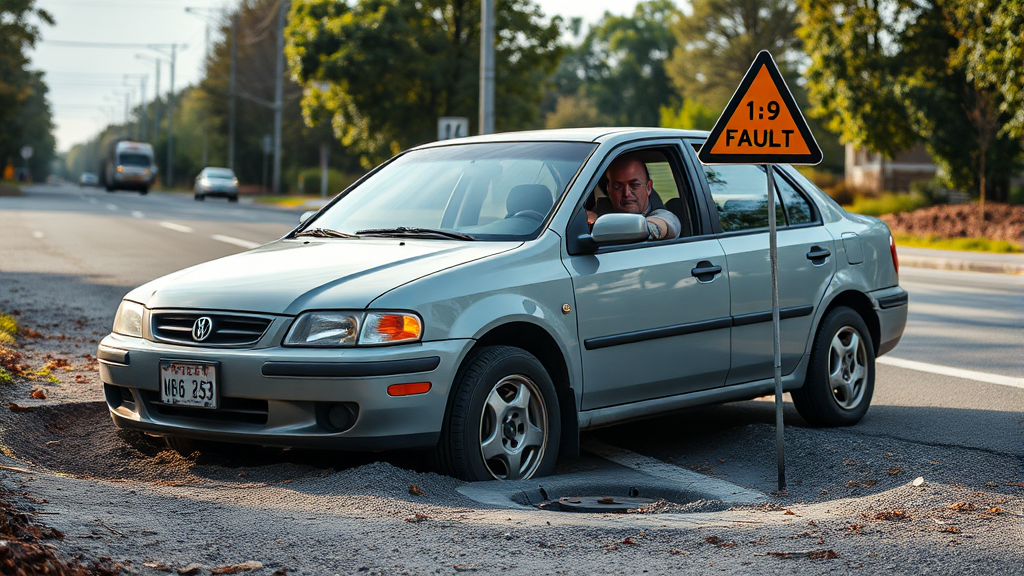 렌터카 사고 완벽 대비 A to Z 6 사고 유형별 책임 소재 및 과실 비율 (realistic 스타일)
