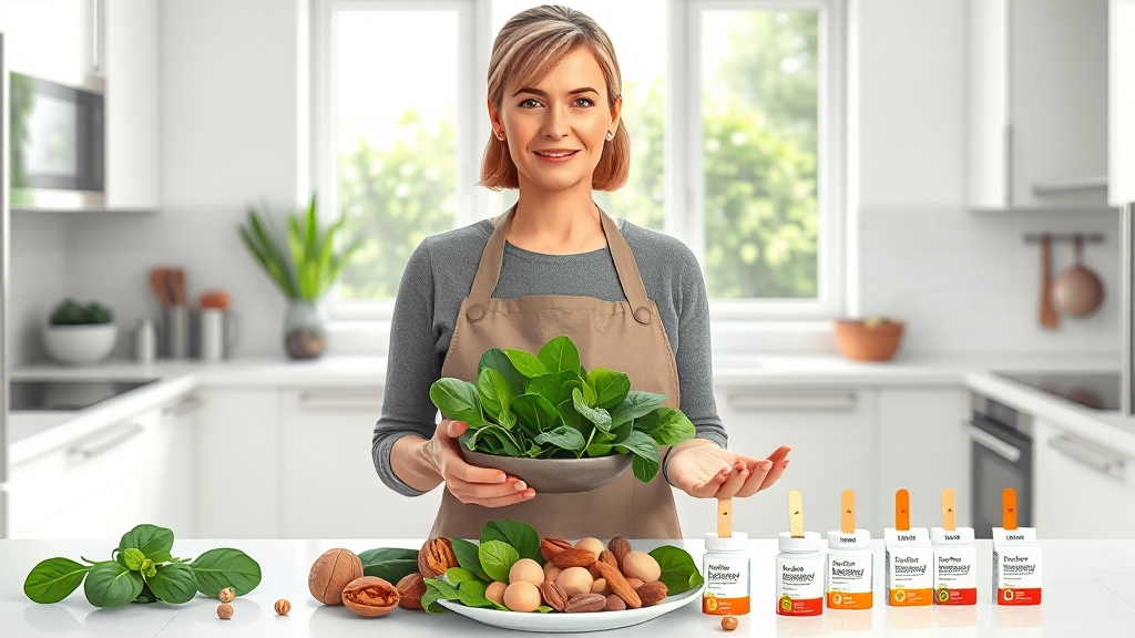 건강한 삶을 위한 섭취 팁 (realistic 스타일)