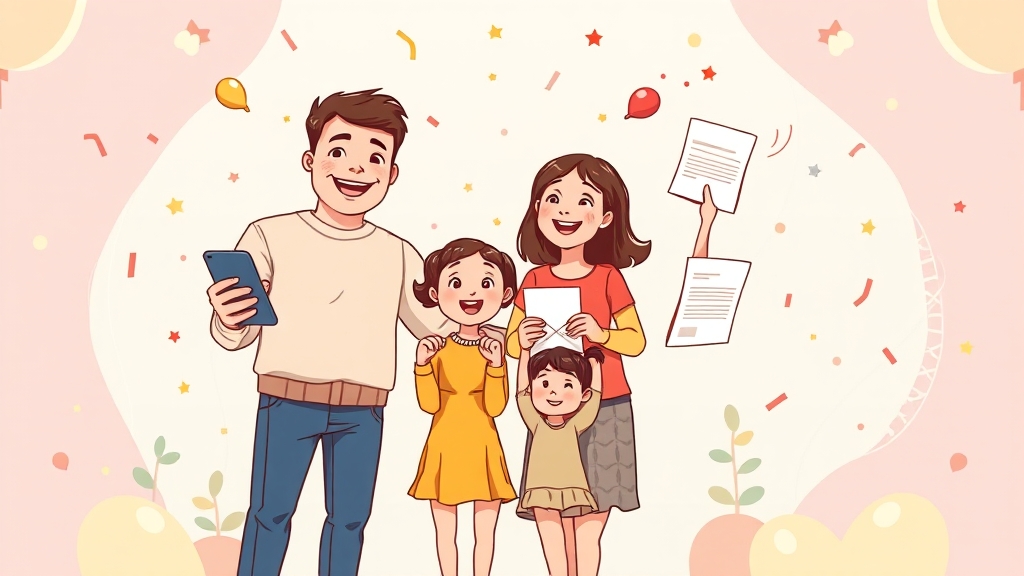 온라인으로 간편하게 조회 (cartoon 스타일)