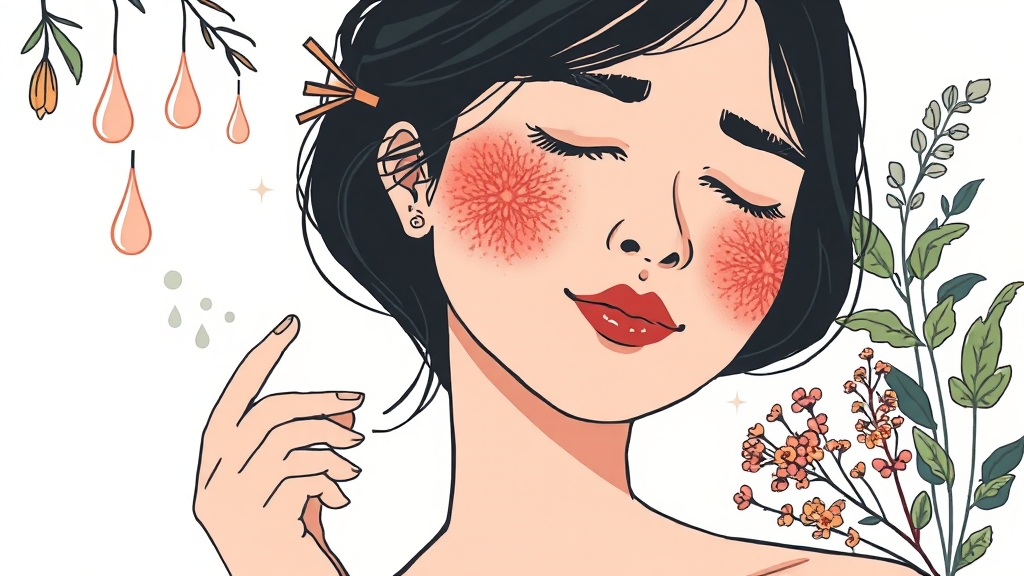 치료: 약물 & 한방 (illustration 스타일)