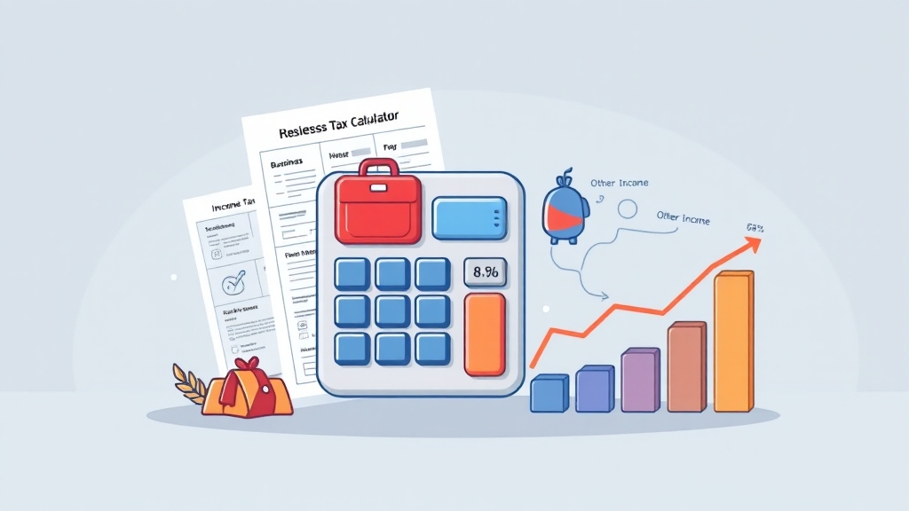 소득 종류별 세금 부과 방식 (cartoon 스타일)