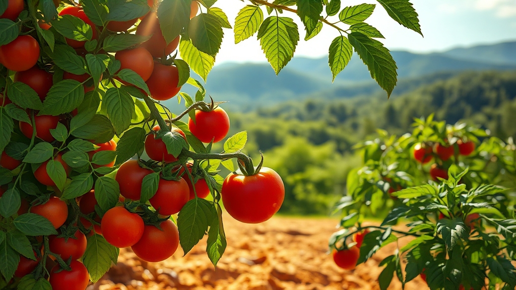 토마토 기본 정보 (realistic 스타일)