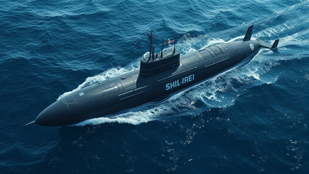 국내 핵잠 건조 가능성 (realistic 스타일)