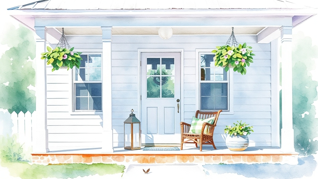쾌적한 우리 집, 지금 시작하세요! (watercolor 스타일)