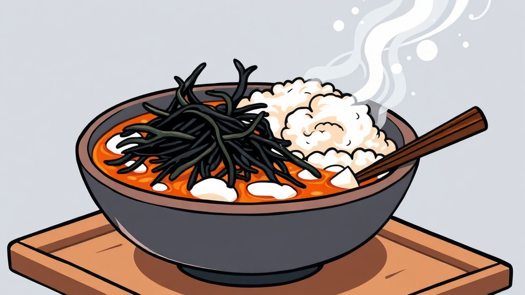 매생이 누룽지탕