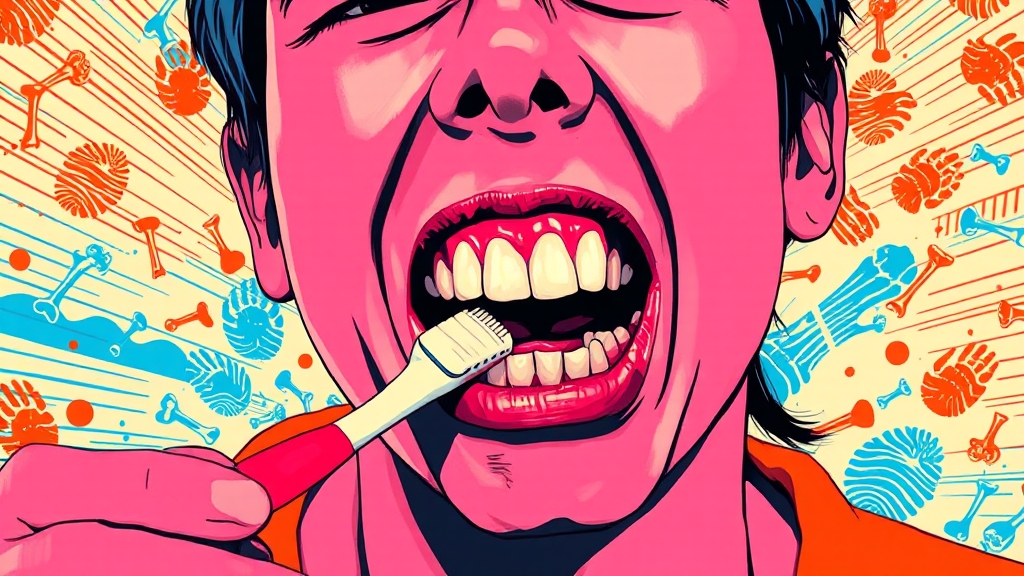 흔들리는 치아, 초기 대처가 중요해요 (popart 스타일)