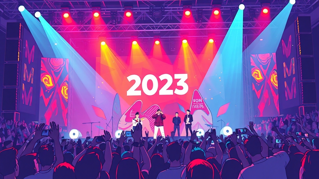 MMA 2025 라인업 (illustration 스타일)