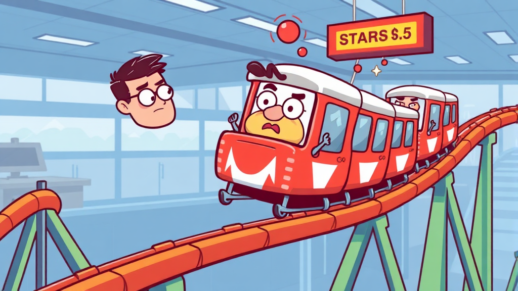 최근 주가, 왜 이렇게 롤러코스터였을까? (cartoon 스타일)