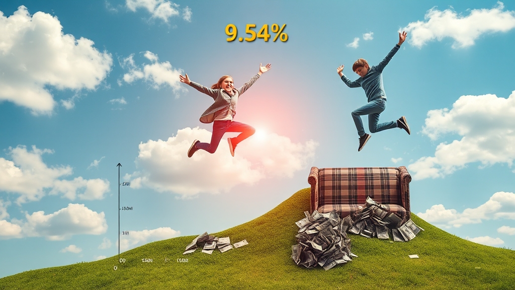 청년도약계좌 vs 청년희망적금, 뭐가 다를까? (realistic 스타일)