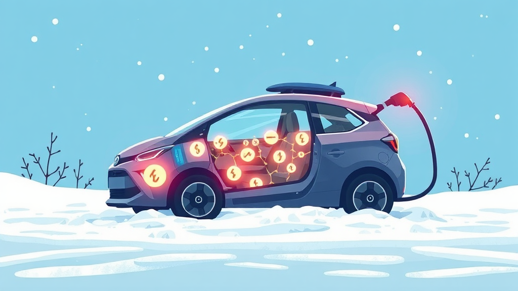 겨울철, 왜 성능이 떨어질까? (illustration 스타일)