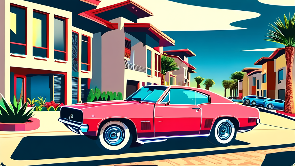 안전한 중고차 구매를 위한 필수 체크리스트 (cartoon 스타일)