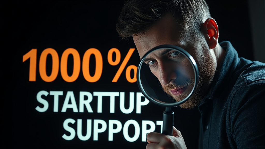 개인 창업 지원금의 진실 (realistic 스타일)