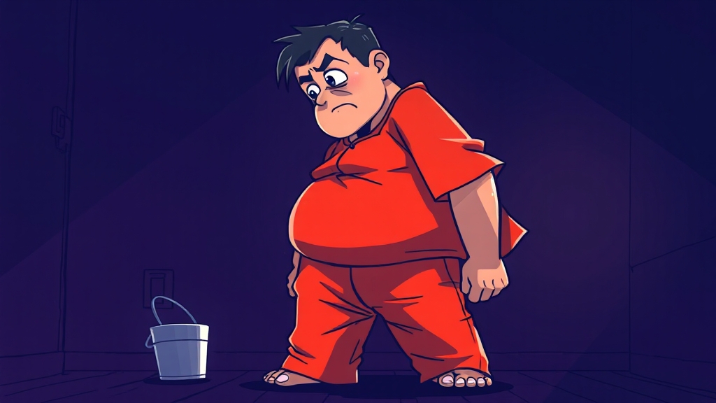 급체 시 나타나는 증상들 (cartoon 스타일)