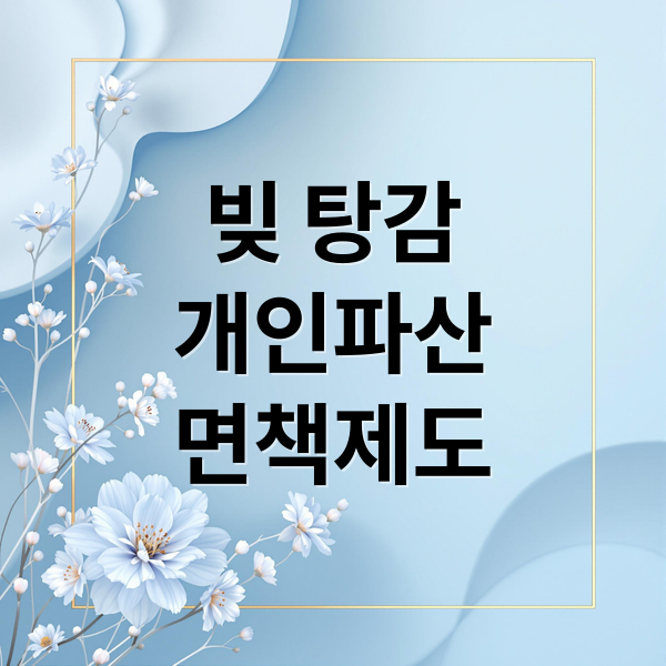 빚 탕감
개인파산
면책제도 (빚 탕감 부실채권 관계)
