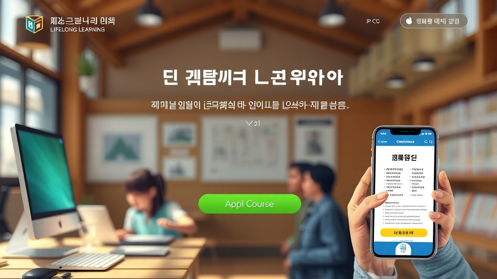 수강 신청 방법 상세 안내 (realistic 스타일)