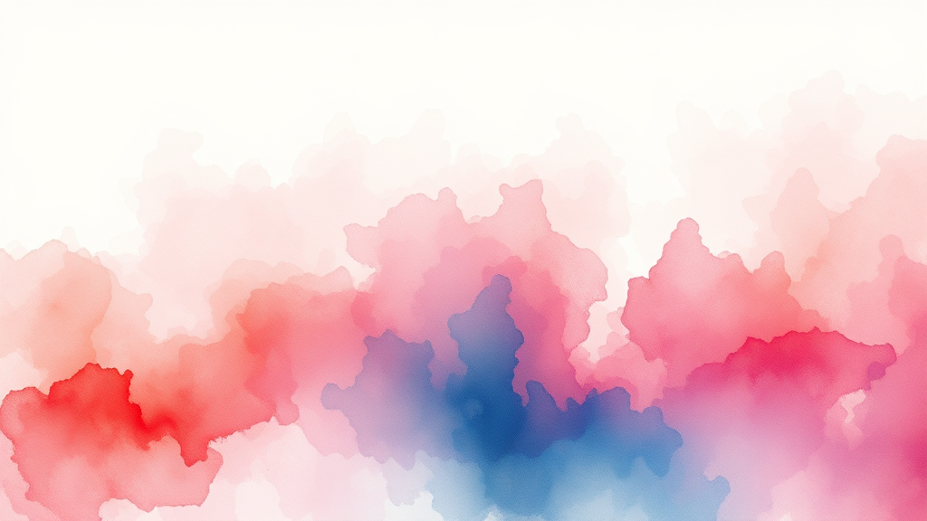 코스피 5000 돌파 원인 (watercolor 스타일)