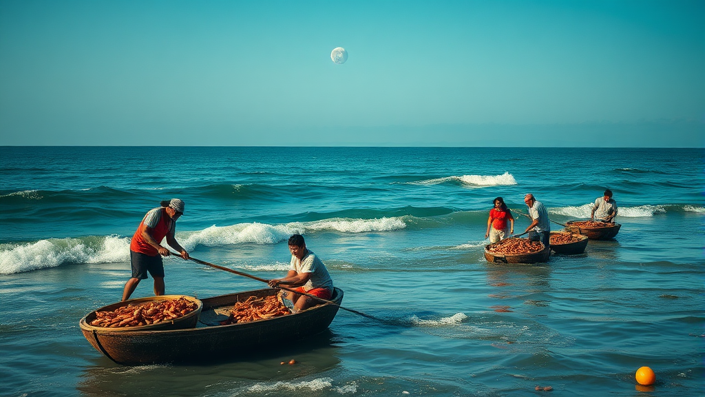 물때표 보는 방법, 어렵지 않아요! (realistic 스타일)