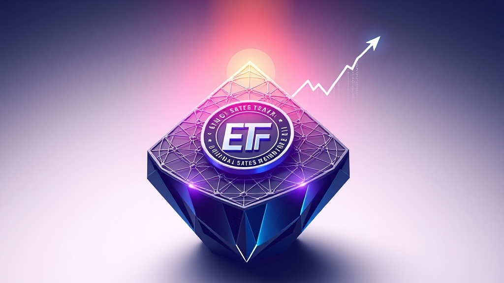 ONDO ETF 작동 원리: 국채 토큰화 (illustration 스타일)