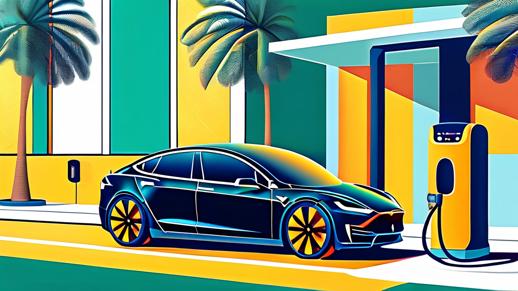 전기차 사용자, 할인 혜택을 최대한 활용하는 방법 (illustration 스타일)