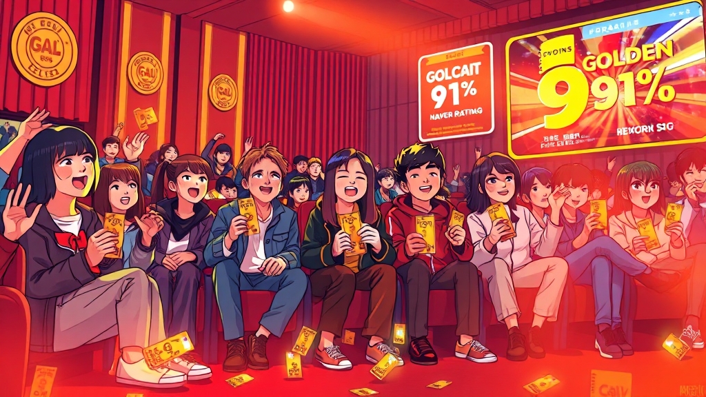 뜨거운 반응: 실관람객 평가 (illustration 스타일)