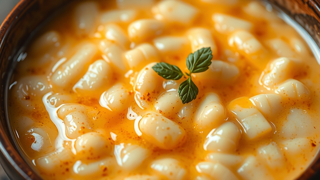 김치풀 (찹쌀풀) 만들기 (realistic 스타일)