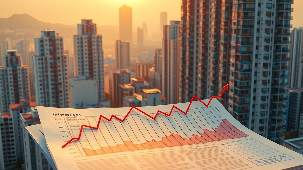 금리, 정책 변화의 영향 (realistic 스타일)